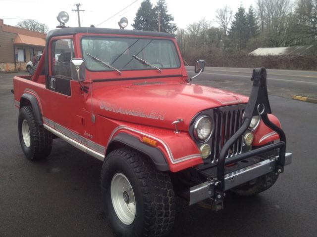 1982 jeep scrambler cj8 hardtop survivor! 4x4 no rust! solid!
