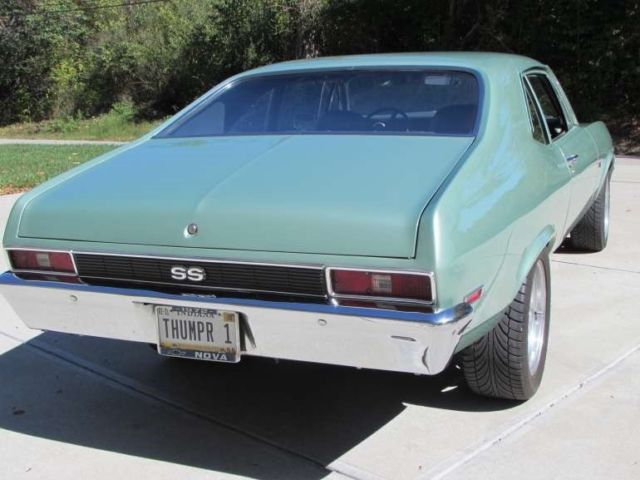 1972 chevrolet nova ss clone 454 gasoline 4-speed manual keystone wheels indiana