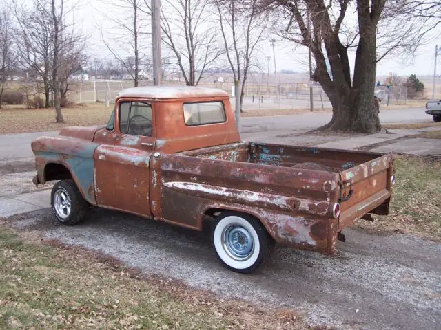 1959 chevy rare special order 1 of 1? 1950 gmc 1955 rat rod 1972 5 window cameo