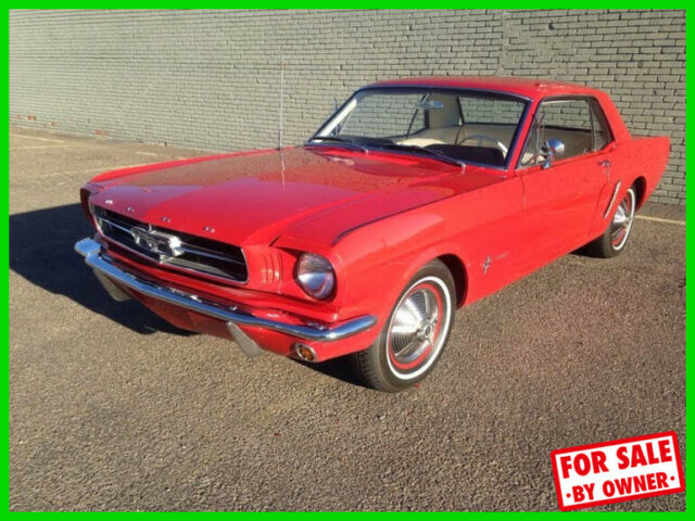 1965 ford mustang gasoline 4-speed manual rwd leather 2-door texas c84601