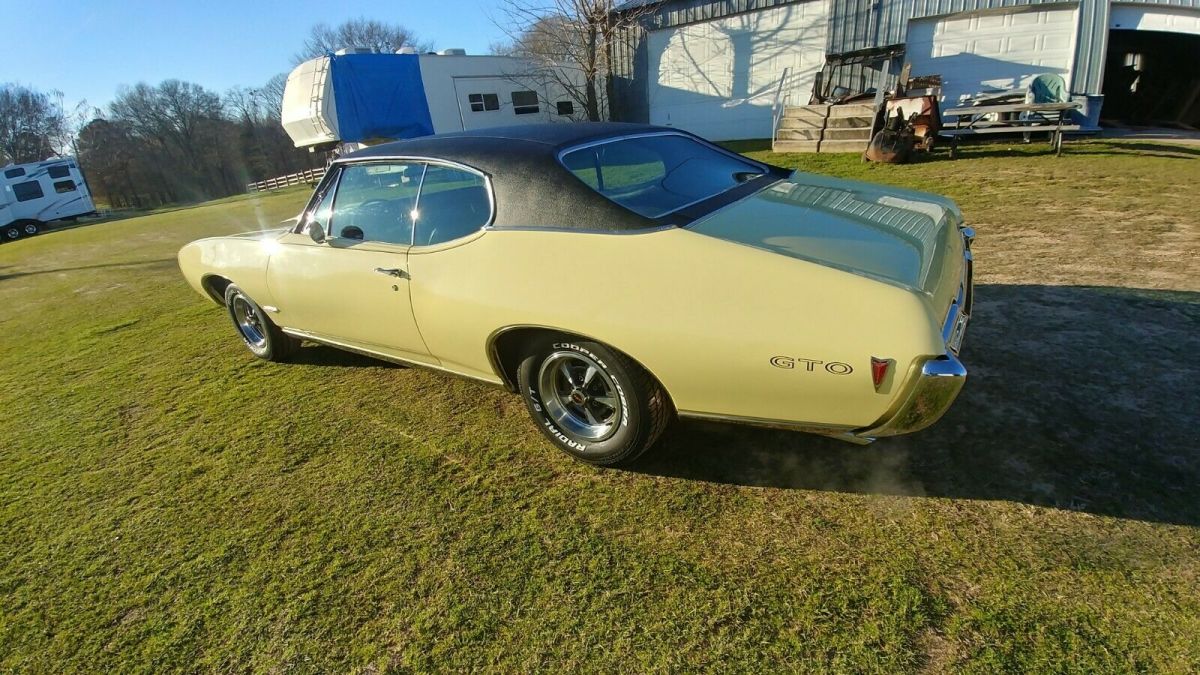 1968 pontiac gto,66k orig miles,orig window sticker,pop,letter from orig owner