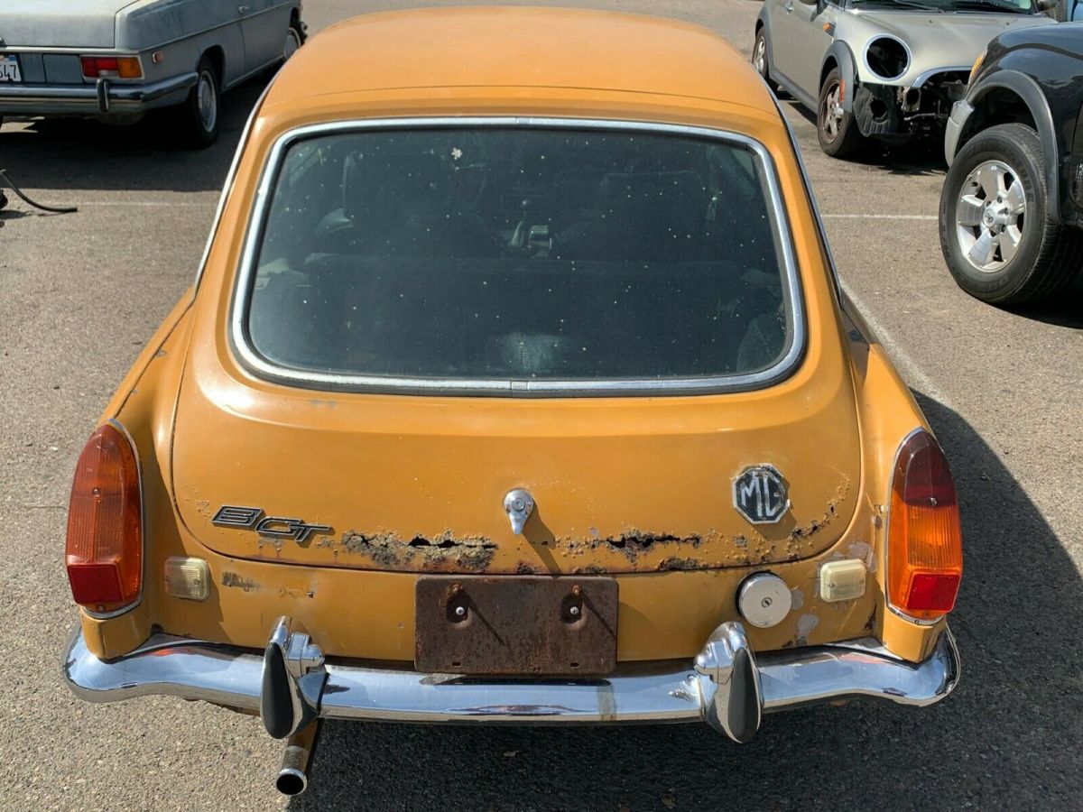 1971 mgb gt restoration project unfinished due to owner's passing