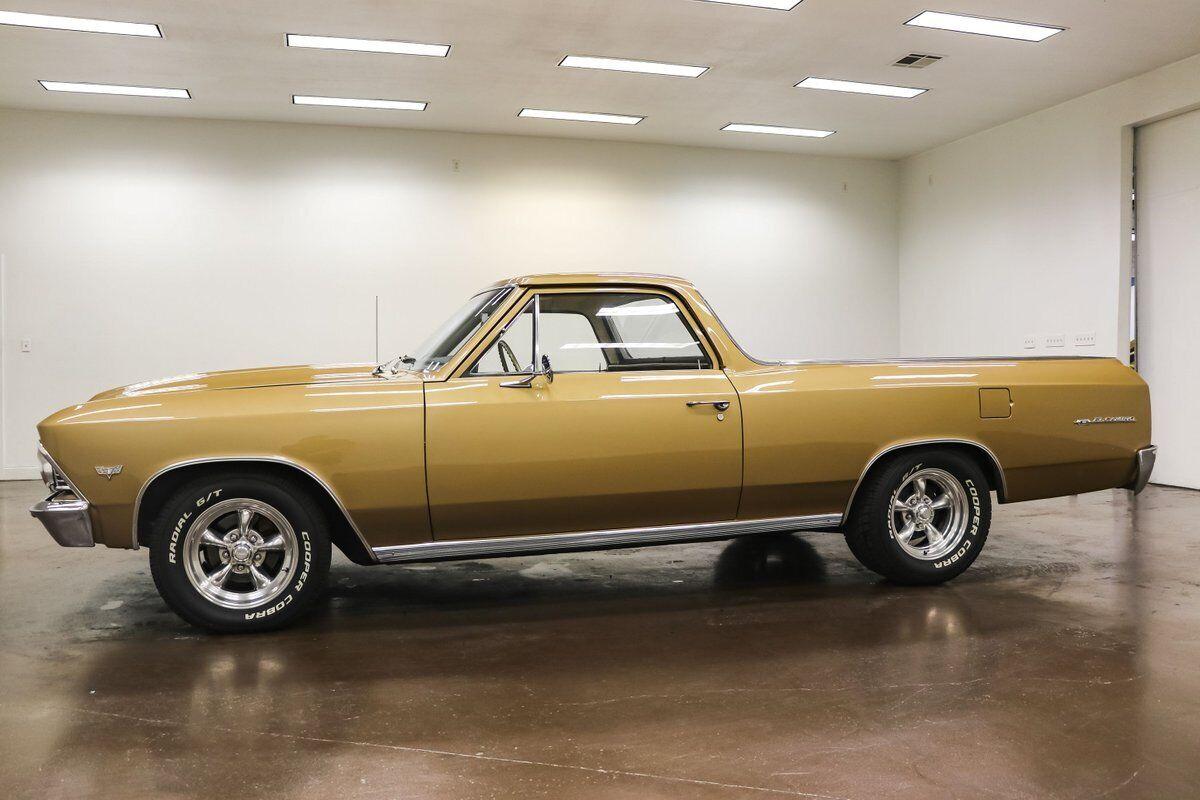 1966 chevrolet el camino 5329 miles gold truck v8 700r4 automatic