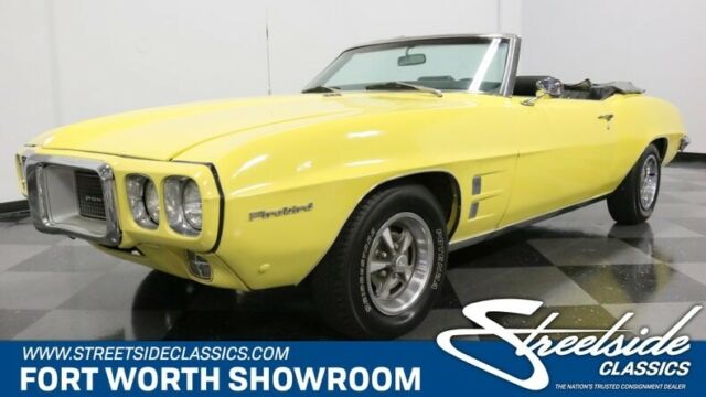 classic pontiac convertible! 350 v8, auto, yellow