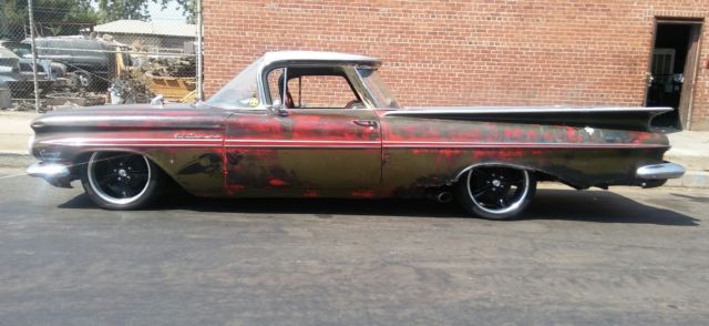 1959 chevrolet el camino *** daily driver ratrod shoptruck patina 1960