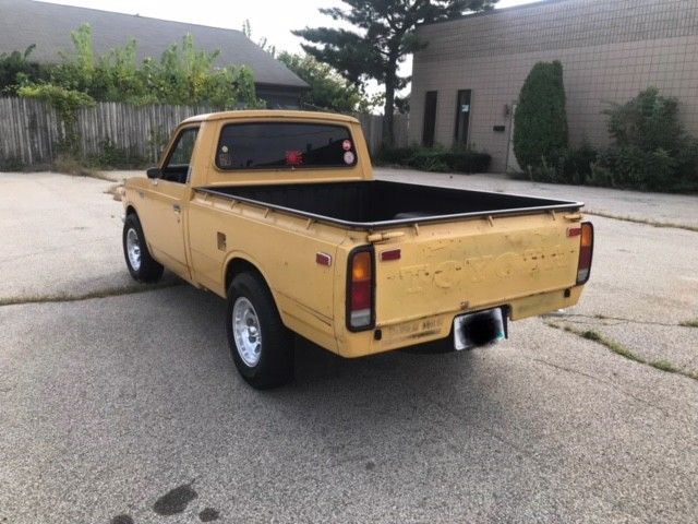 1973 toyota hilux yellow vintage minitruck pick up clean az truck only 59k miles