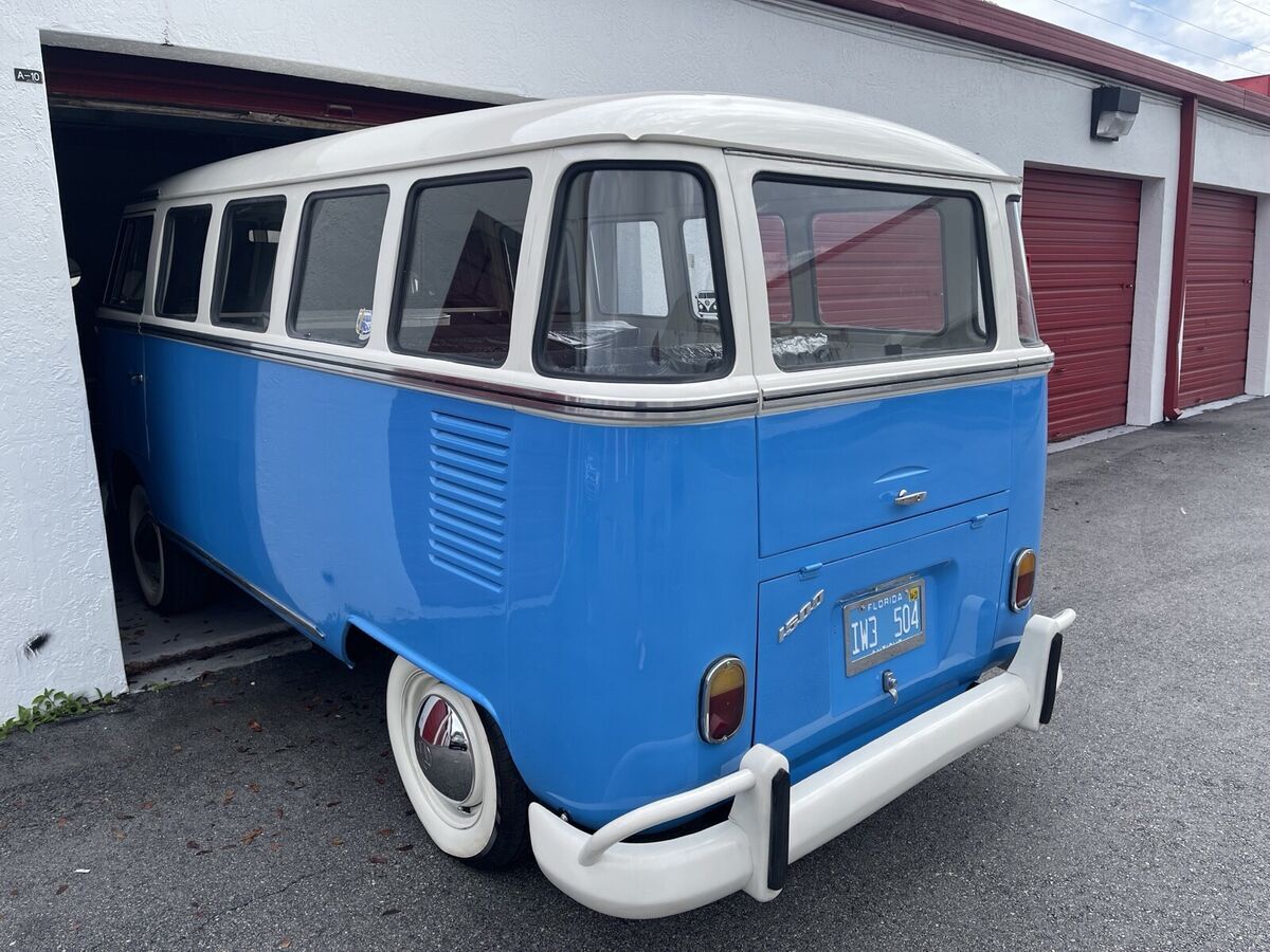 1974 volkswagen 1500 van blue