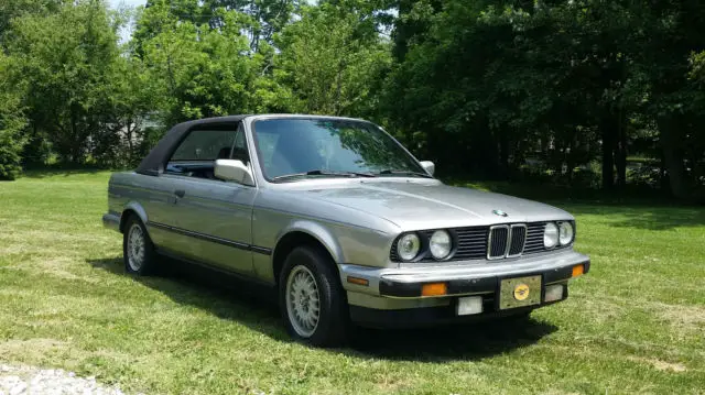 1988 bmw 325i convertible with factory hardtop