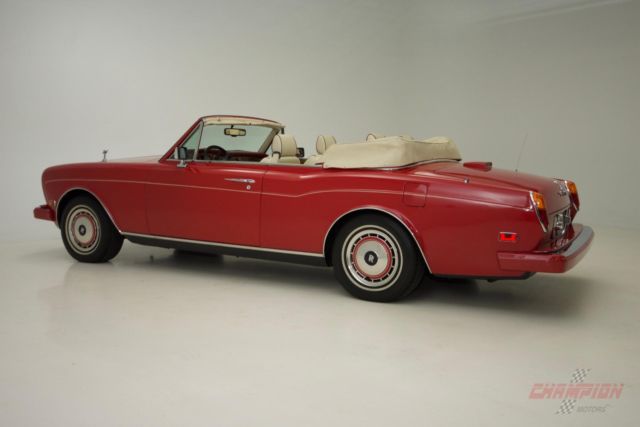 1994 rolls royce corniche 41,527 miles red automatic