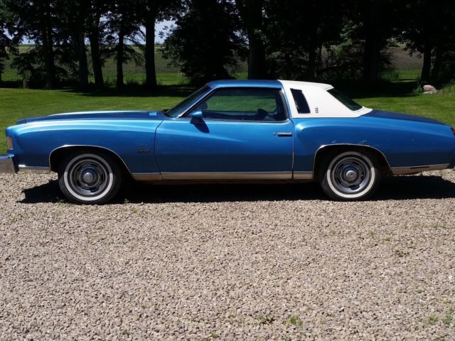 all original 1975 chevrolet monte carlo landau restoration project