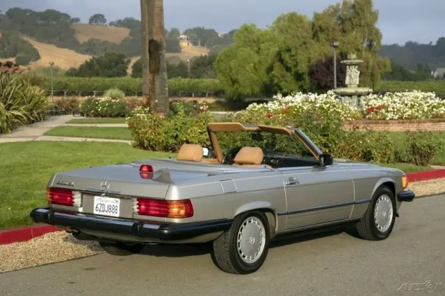 garaged 560sl clean original interior rare smoked silver