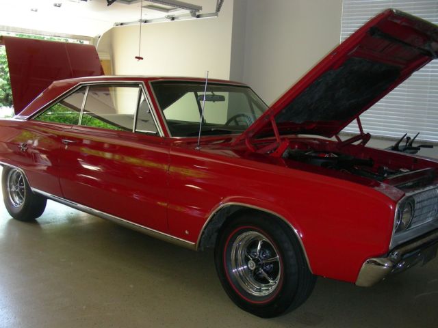 1967 genuine dodge coronet rt coupe mopar classic red collectible car