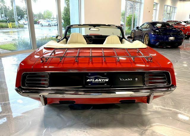 1970 plymouth barracuda convertible 47800 miles red
