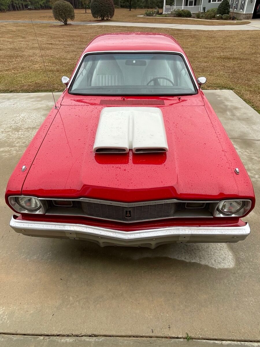1976 plymouth duster coupe red rwd automatic