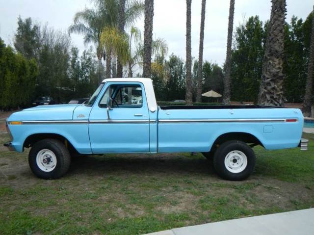 1977 ford f-150 ranger 351 4 speed 4x4 in excellent condition