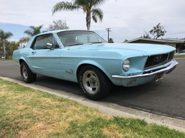 1968 ford mustang 302 v8 automatic - 1 owner since 1982