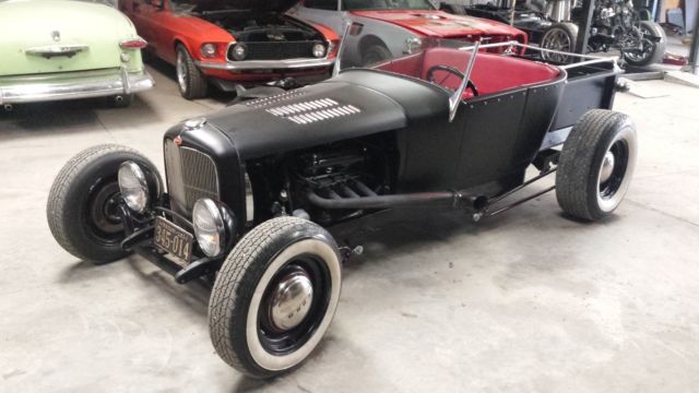 1927 ford roadster pickup vintage hot rat rod, traditional