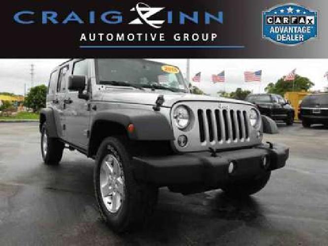 2015 jeep wrangler unlimited sport in hollywood, fl