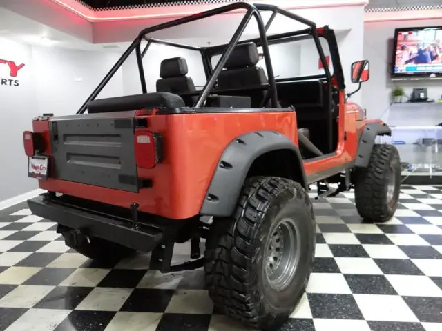 1991 jeep wrangler 4x4 4.0 5-speed roll cage custom paint lift kit & much more!
