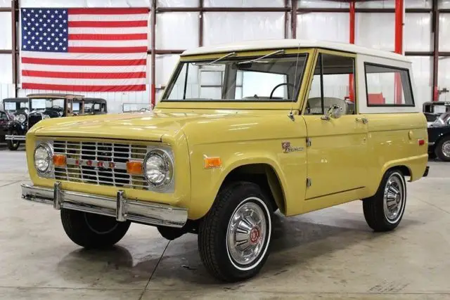 1973 ford bronco 53390 miles medium bright yellow suv 302cid v8 3 speed manual