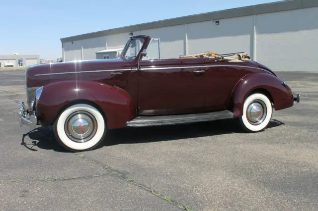 1940 ford convertible frame off restored