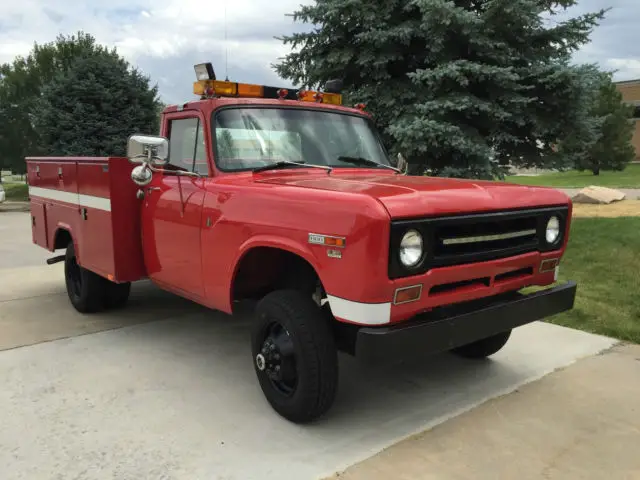 1970 international harvester 1300d truck drw 4x4 awd utility box manual pickup