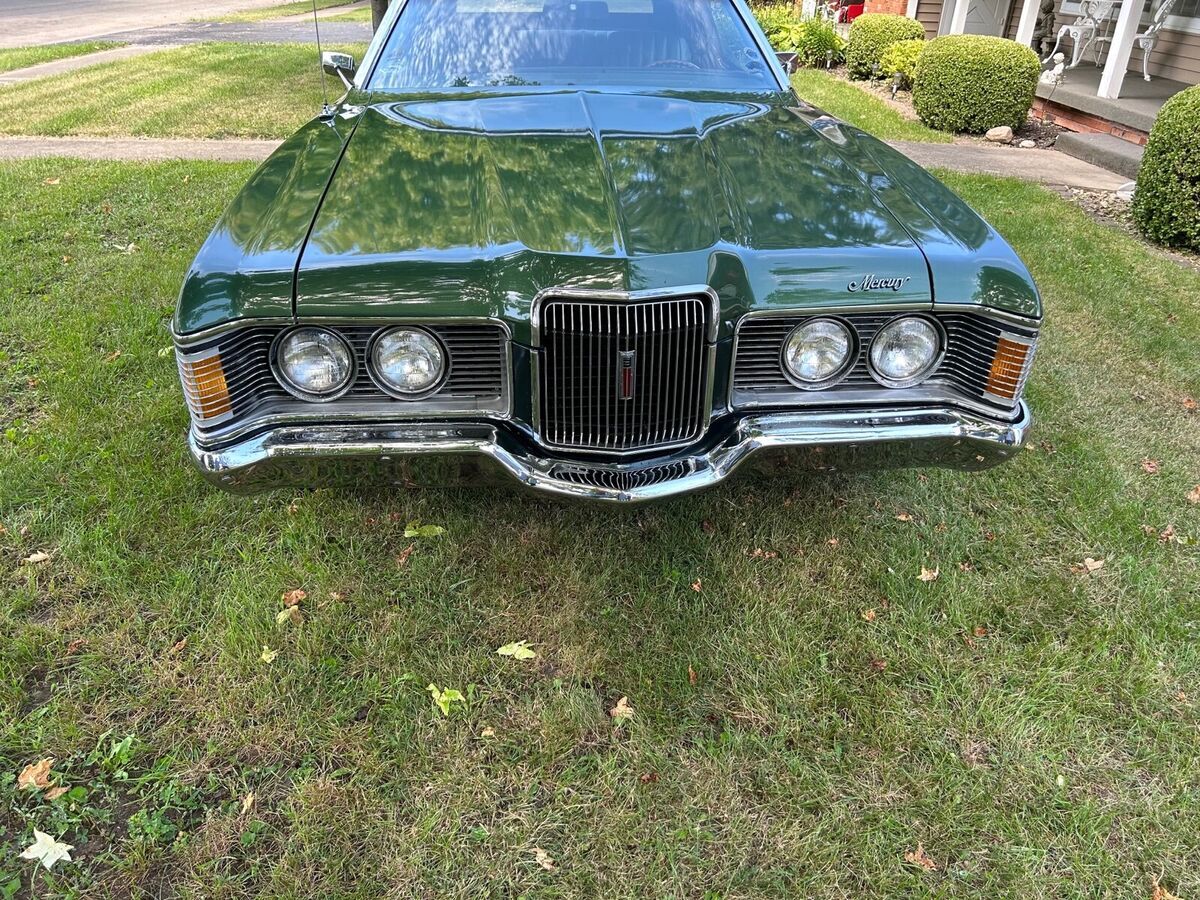 1972 mercury cougar convertible green rwd automatic