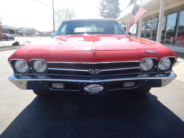 1969 chevrolet chevelle convertible 350 aluminum heads 4 wheel disc recent resto
