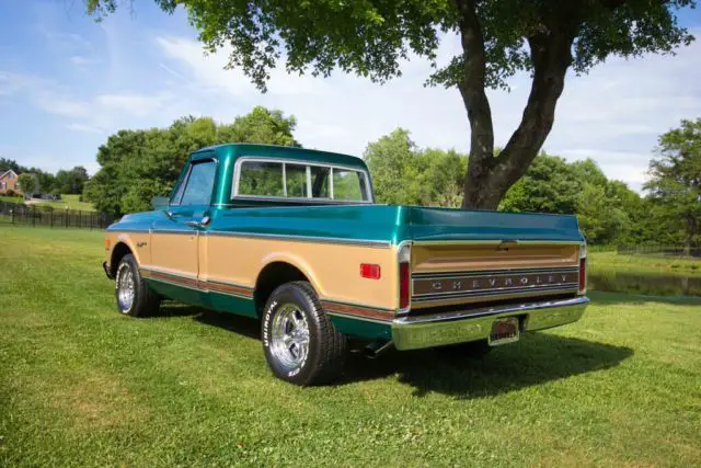 1972 c10 custom deluxe frame off short bed ps, pb, auto, v8, tilt