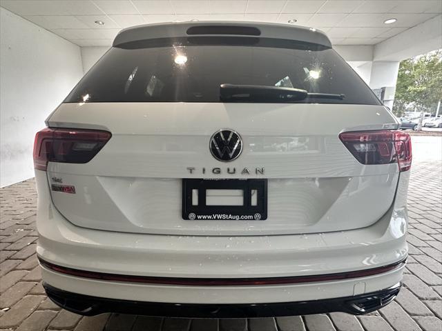 2022 volkswagen tiguan 2.0t se r-line black