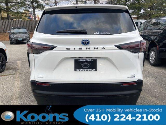 2023 toyota sienna le 8 passenger in annapolis, maryland