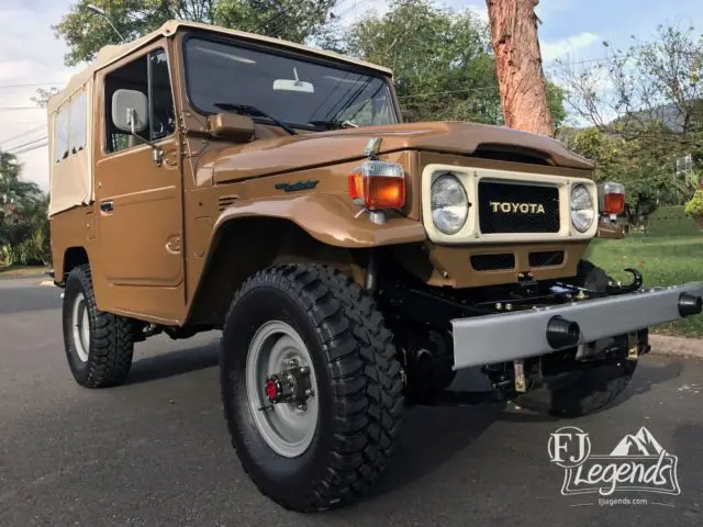 toyota fj40 land cruiser 1980 - frame off nut & bolt restoration
