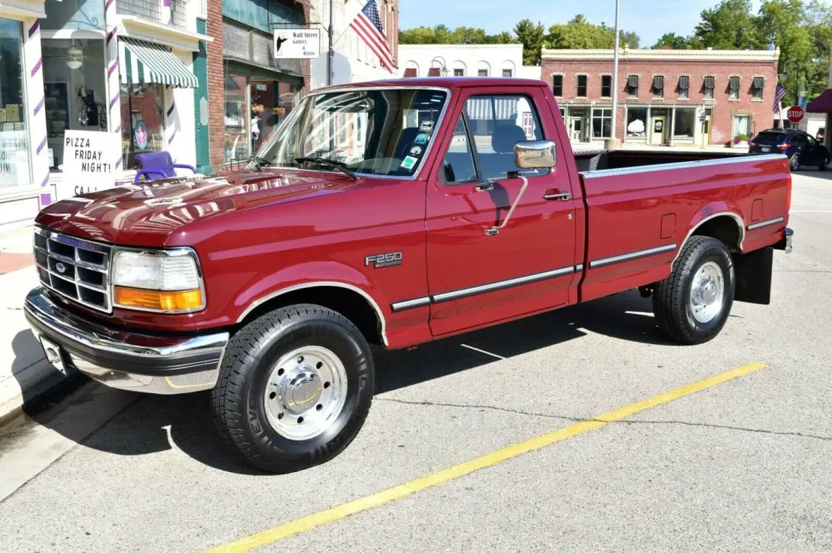 xlt 3/4 ton pickup truck 460 v8 99k miles survivor elderly owned well maintained