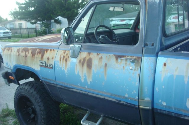 1991 ram 2500 diesel 4x4 w250