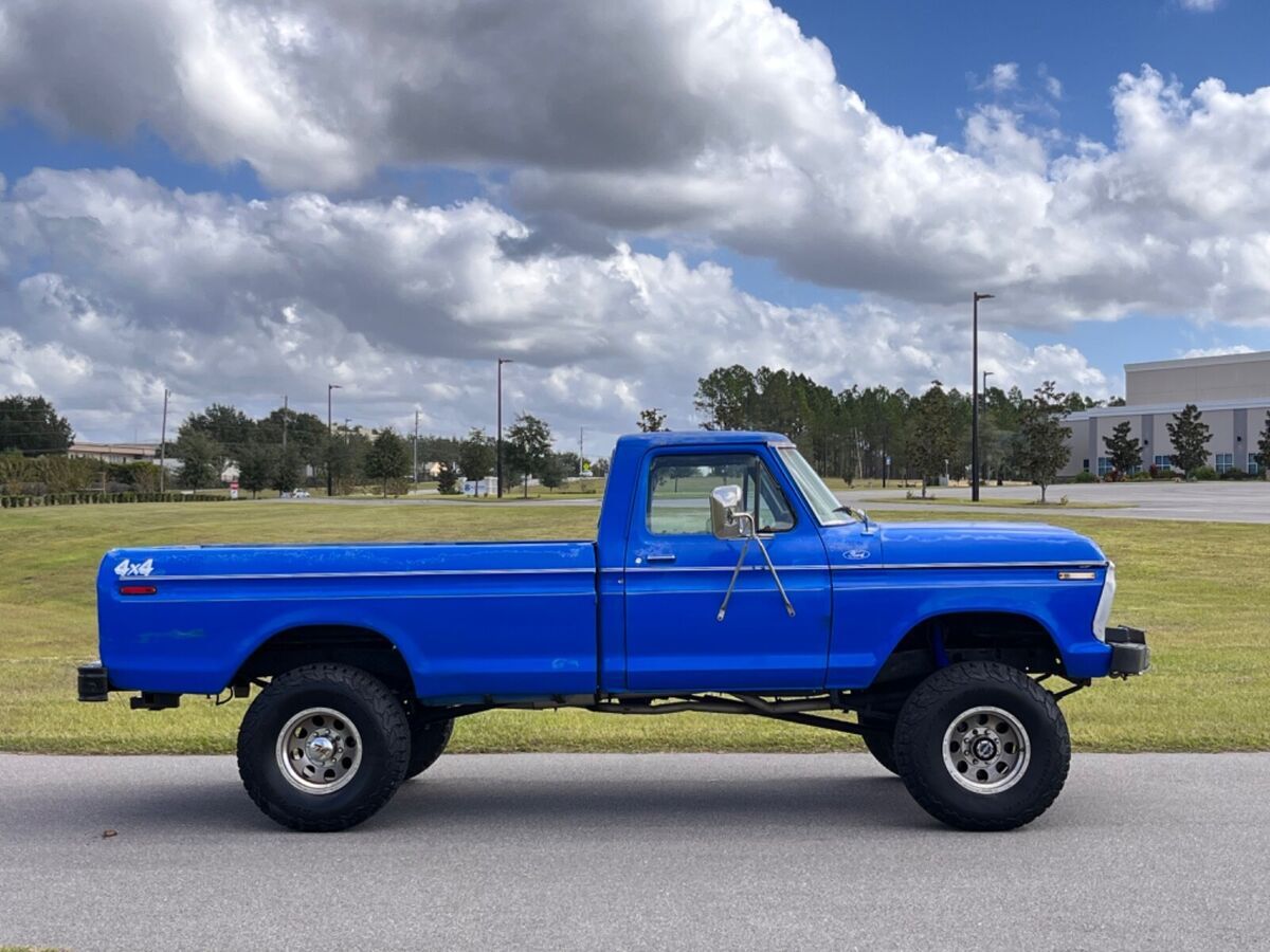 no reserve 1976 ford f-250 highboy 360 v8 4x4 4-speed numbers matching 121k mile