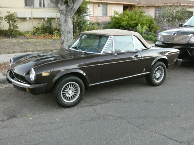 nice rust free california classic 1976 fiat 124 spider convertible 1.8l.must see