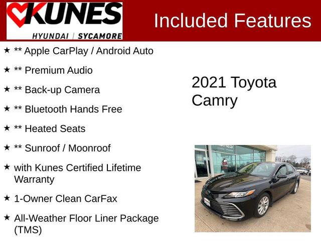 2021 toyota camry le