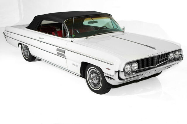 1962 oldsmobile 98 convertible, white, rocket v8, automatic automatic