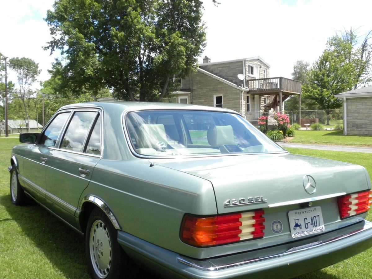 mercedes 420sel,w126,one owner, low miles, super clean classic survivor