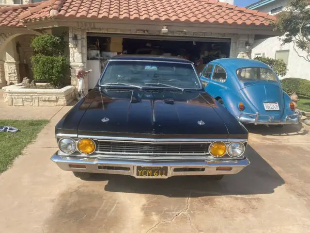 1966 chevrolet chevelle hardtop ss black rwd manual super sport