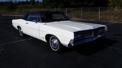 1968 ford galaxie 46090 miles white/black