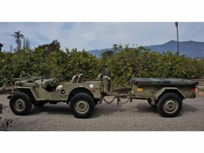 1948 willys cj-2a jeep in warsaw, in