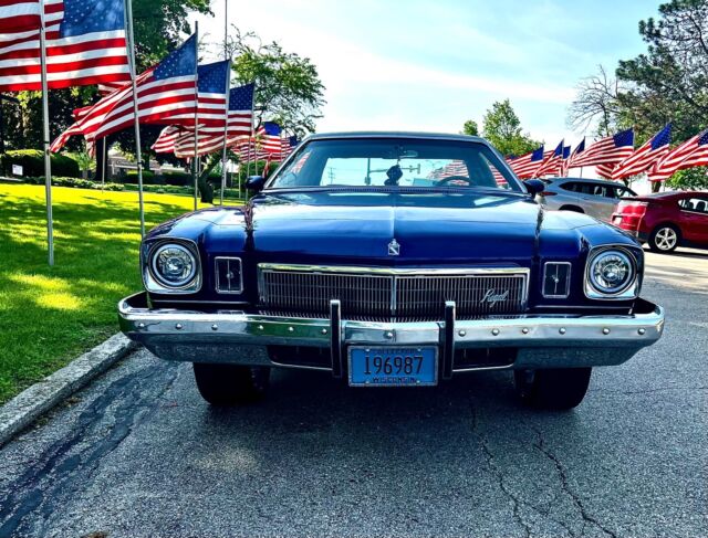 1973 buick regal coupe blue rwd automatic century