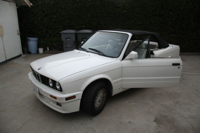bmw e30 1992 325i factory m-technic package convertible 2.5l 5speed manual swap