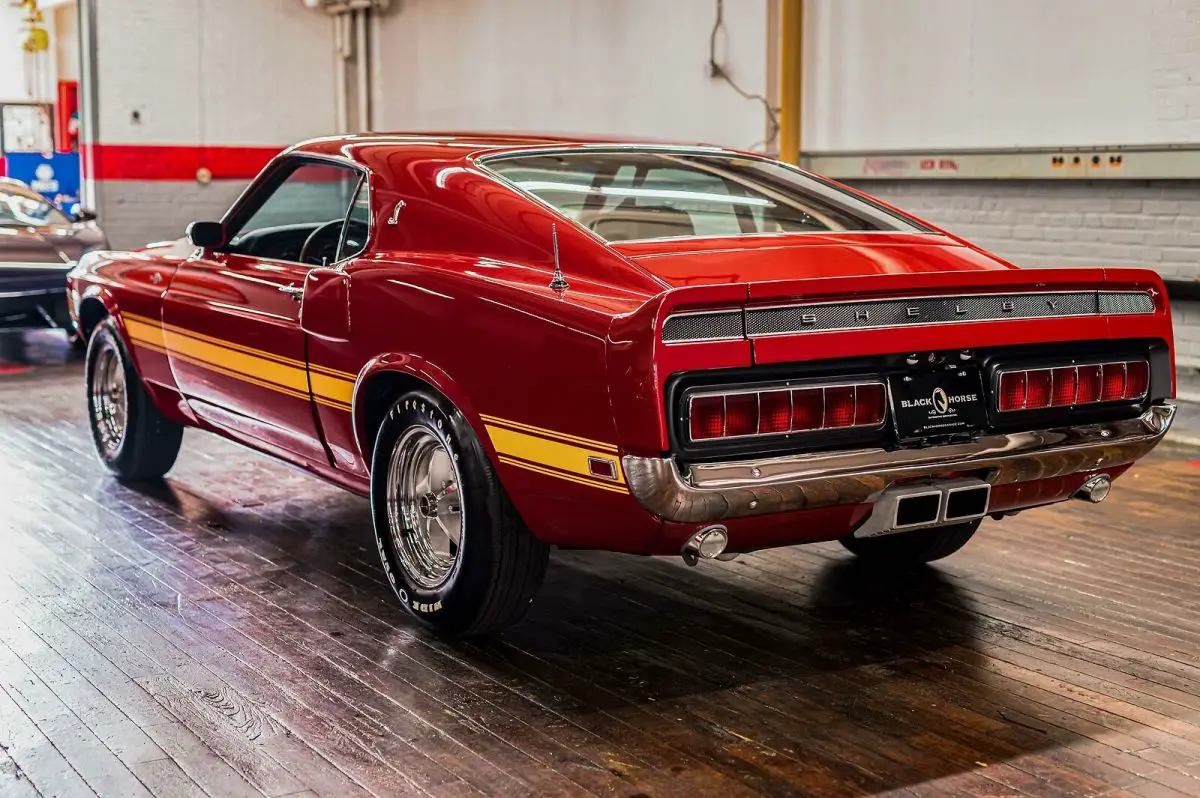 ford gt500 candy apple red with 18,200 miles, for sale!
