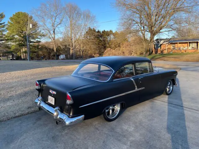 1955 chevrolet 210 coupe black rwd automatic 210