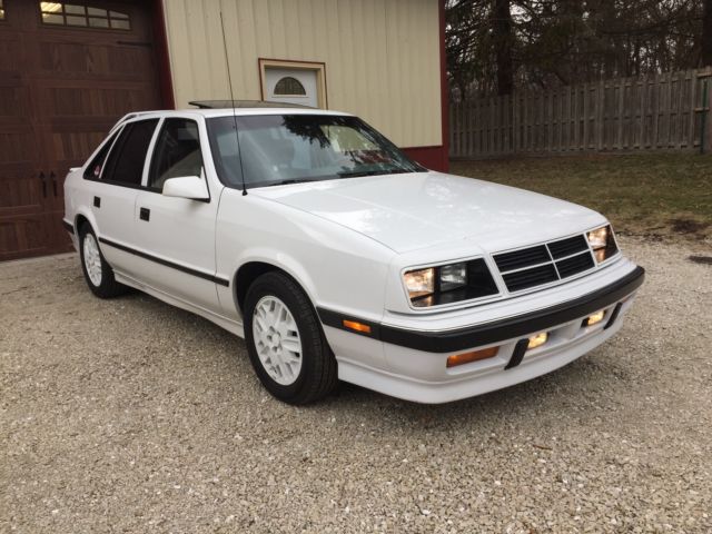 1989 dodge lancer shelby 2.2 turbo ii five speed trans glhs mopar daytona csx