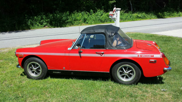 1973 mg midget mach iii convertable sport car nice driver