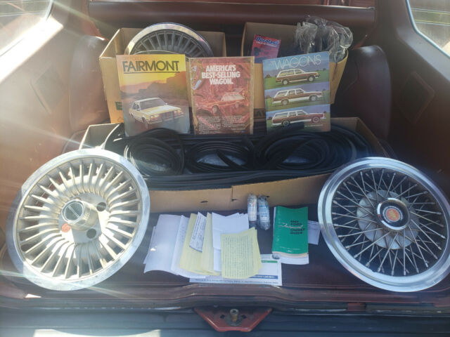 no reserve! 1981 ford fairmont wagon estate squire 87k miles!