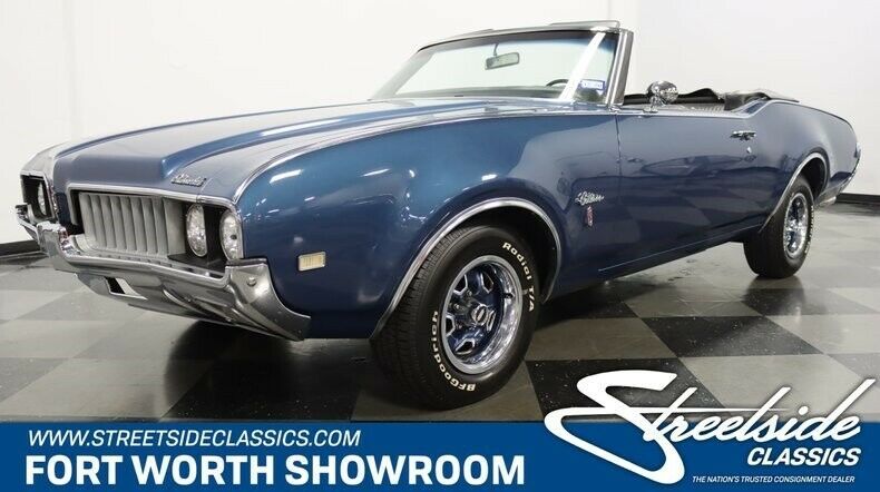 numbers matching 350 v8, auto, upgraded a/c, correct trophy blue, cool drop top!